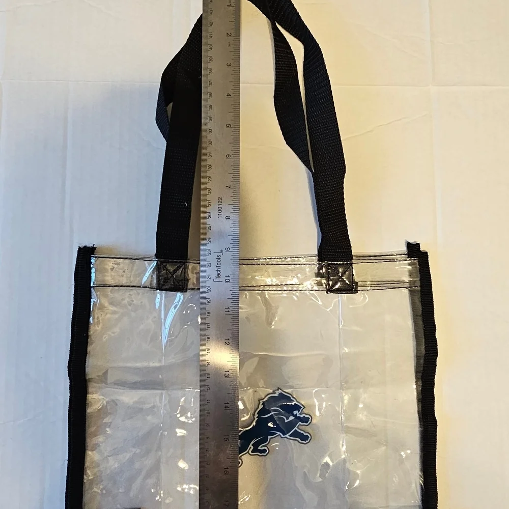 Detroit Lions Clear Stadium‎ Tote Bag Ford Field Approved